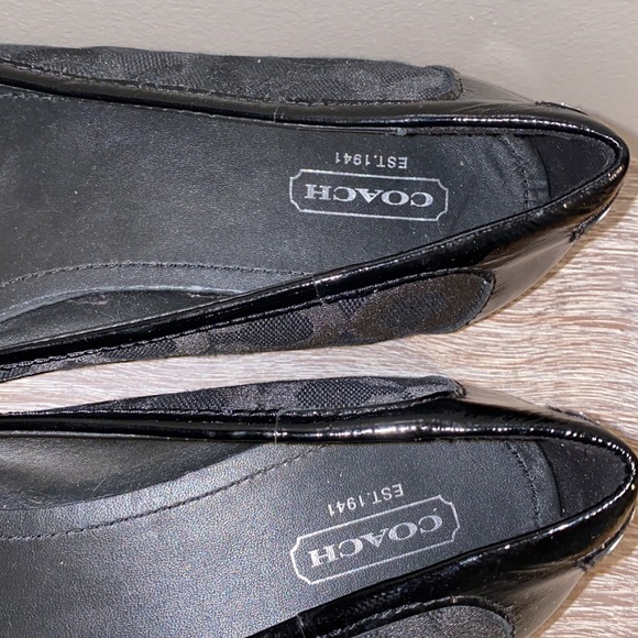 COACH Black shoes Size 8 - Picture 4 of 7